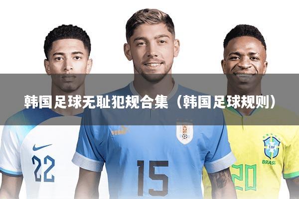 韩国足球无耻犯规合集（韩国足球规则）
